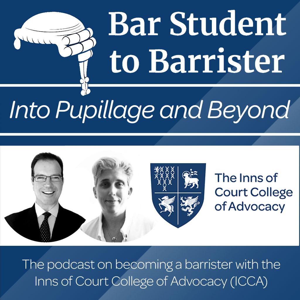 Bar Student to Barrister Podcast. Image of Chris Kessling and Jody Klaire